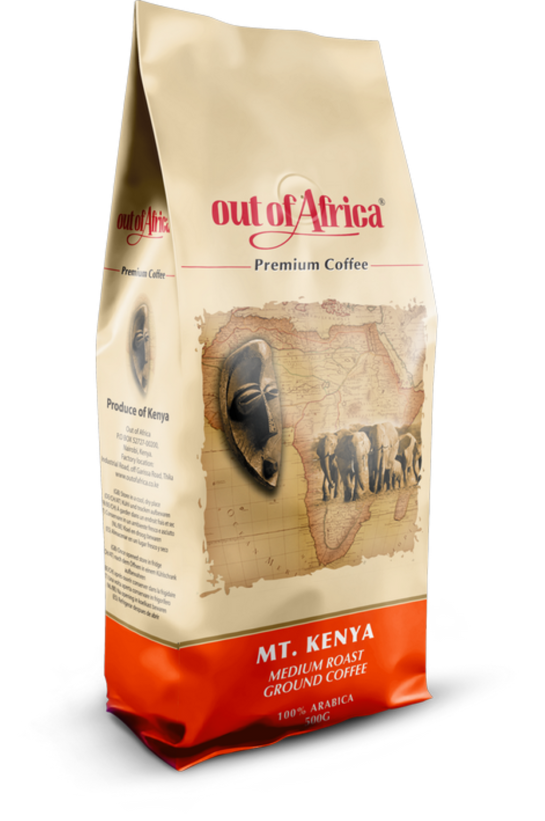 OUT OF AFRICA COFFEE MT KENYA M.GROUND 500G